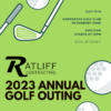 Ratliff Contracting 2nd annual golf outing invitation graphic